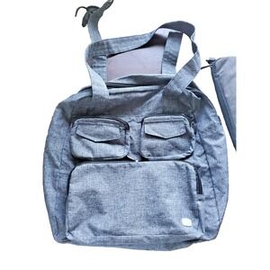 Lug Puddle Jumper Multi Compartment Bag Satchel Purse Taupe New